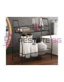 Етажерка органайзер двуетажна за кухня и баня